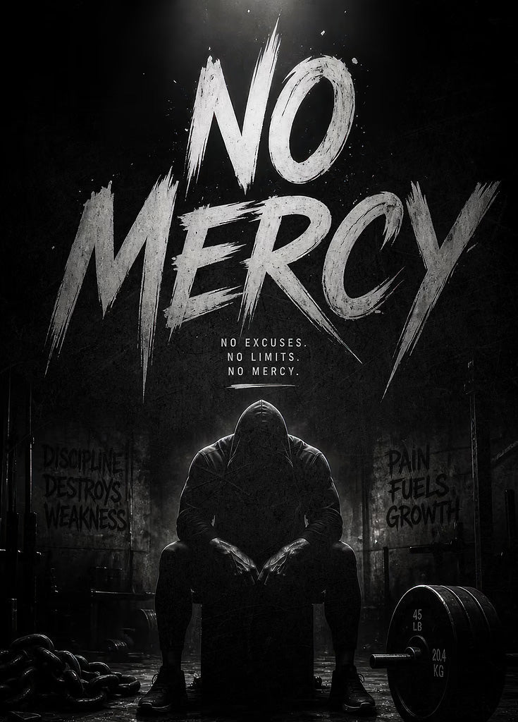 No Mercy metal poster artwork
