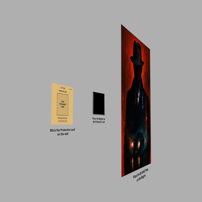 Noir Detective metal poster