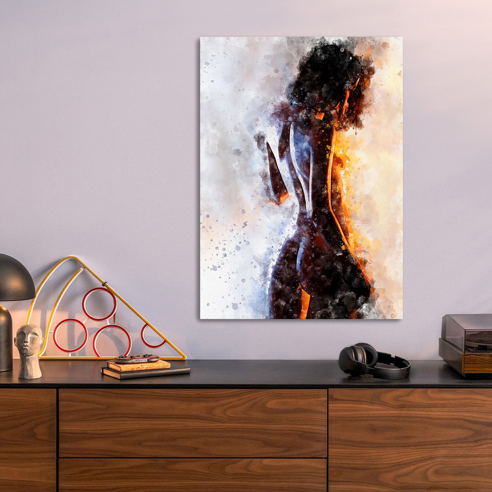 Form Study metal poster size comparison