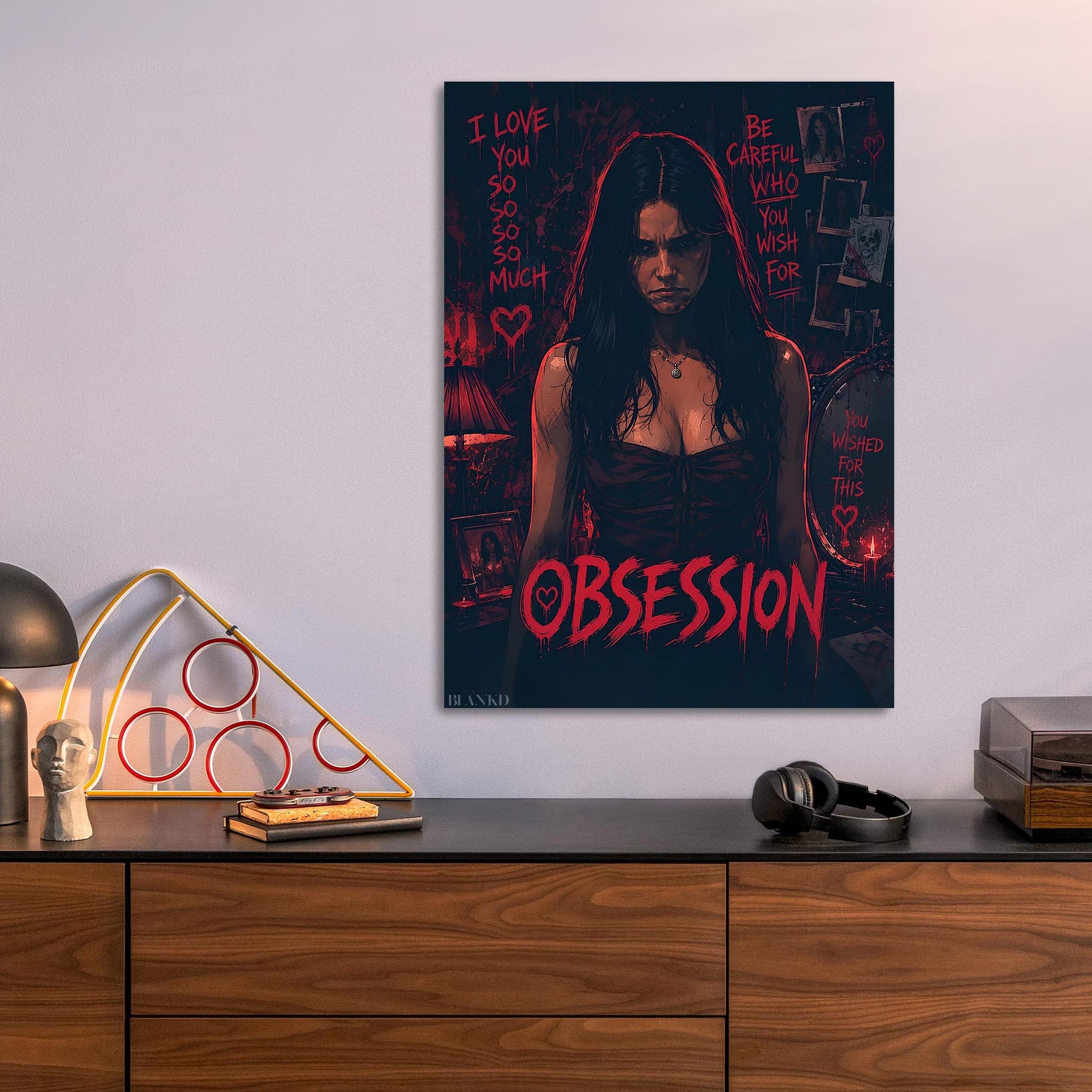 Obsession Movie metal poster