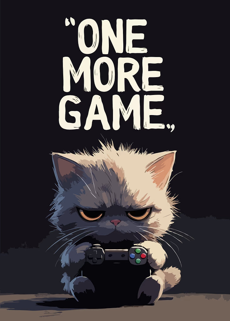 One More Game metal poster artwork