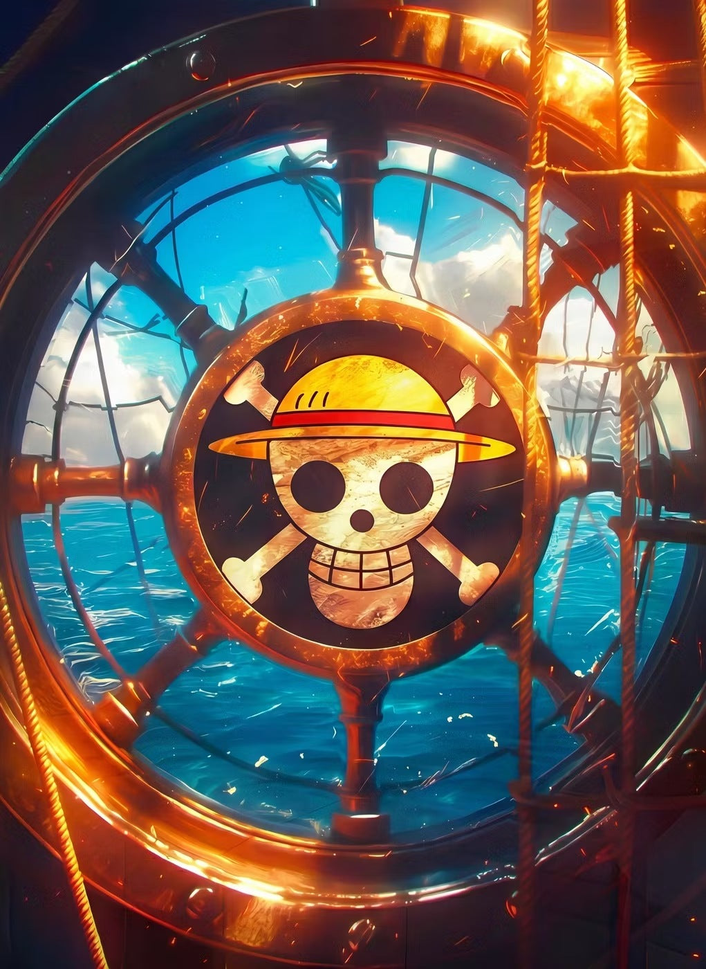 One Piece 3 metal poster artwork