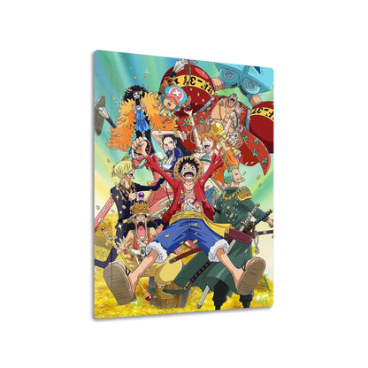 One Piece Crew metal poster