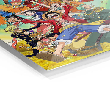 One Piece Crew metal poster