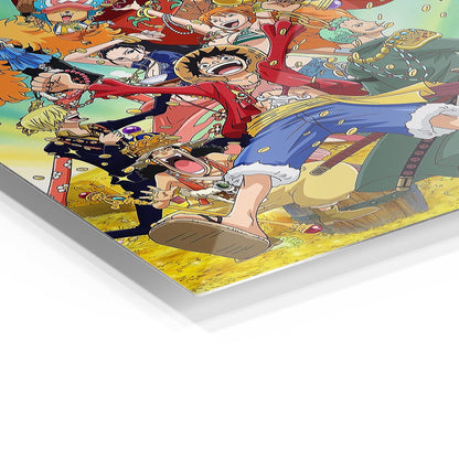 One Piece Crew metal poster
