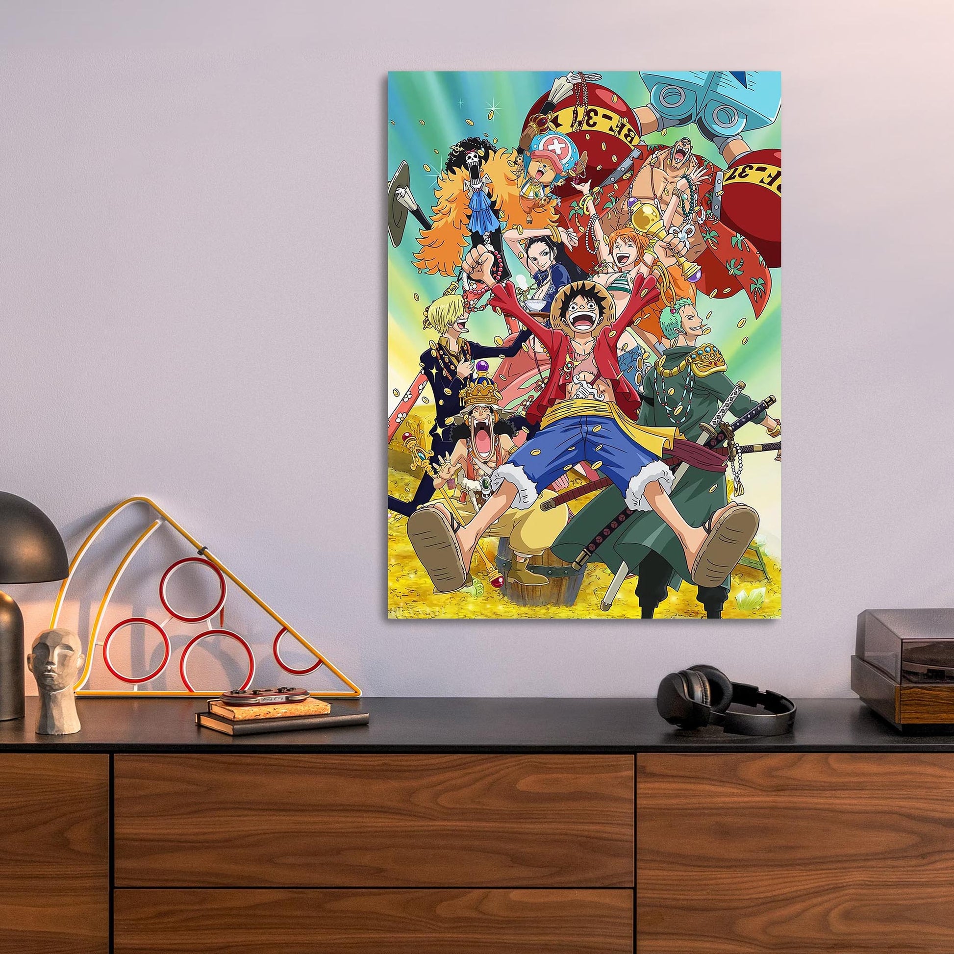One Piece Crew metal poster