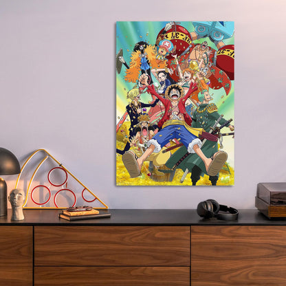One Piece Crew metal poster