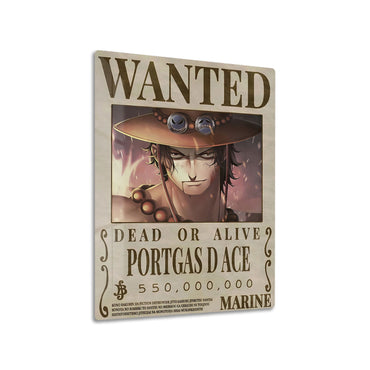 One Piece Portgas D Ace Wanted Poster