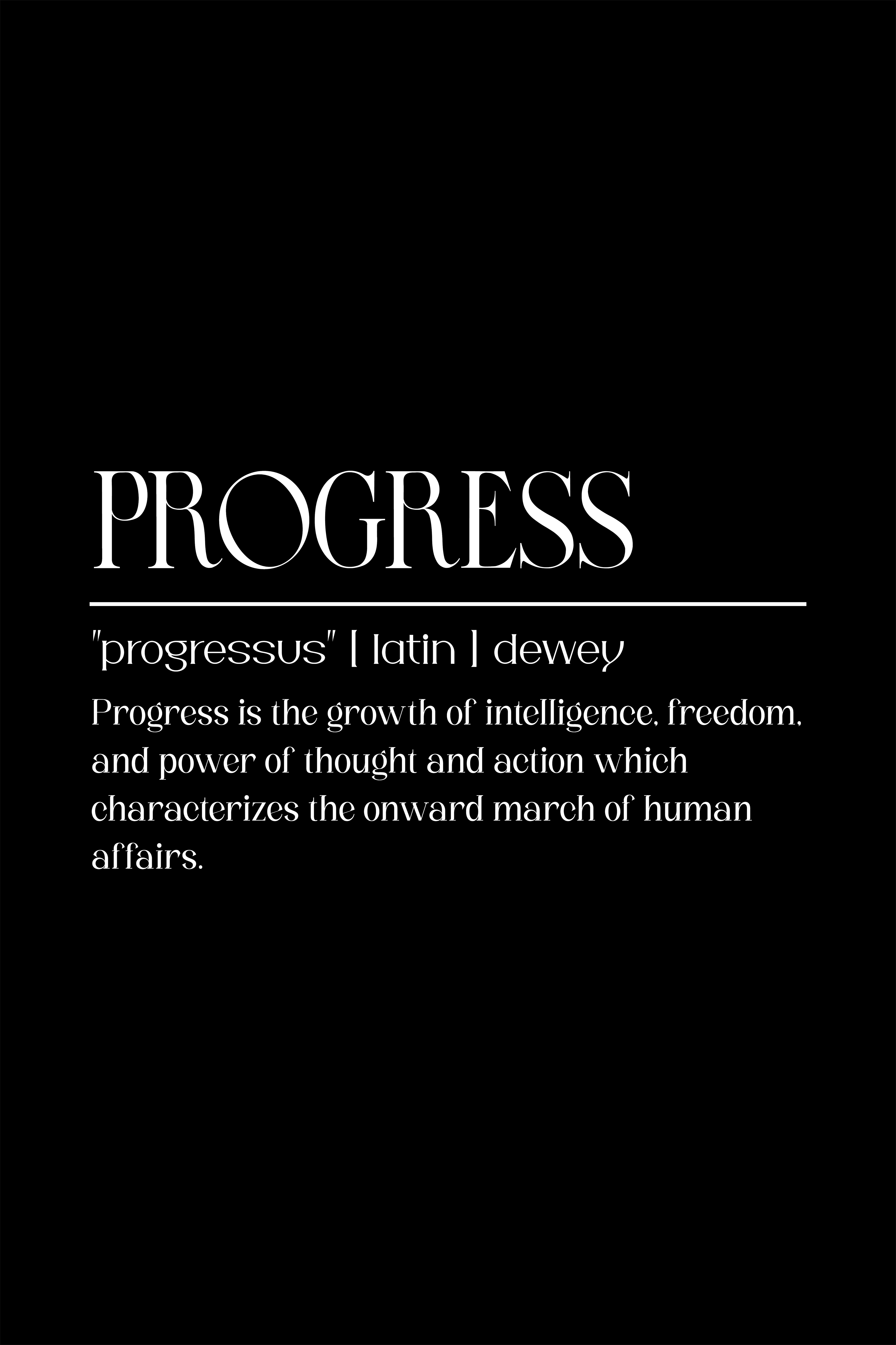 Progress metal poster artwork