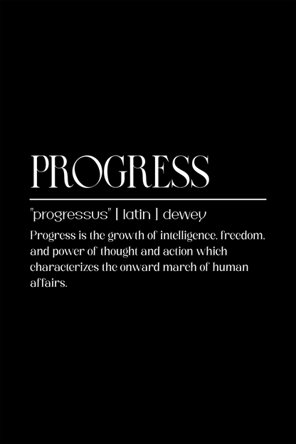 Progress metal poster artwork