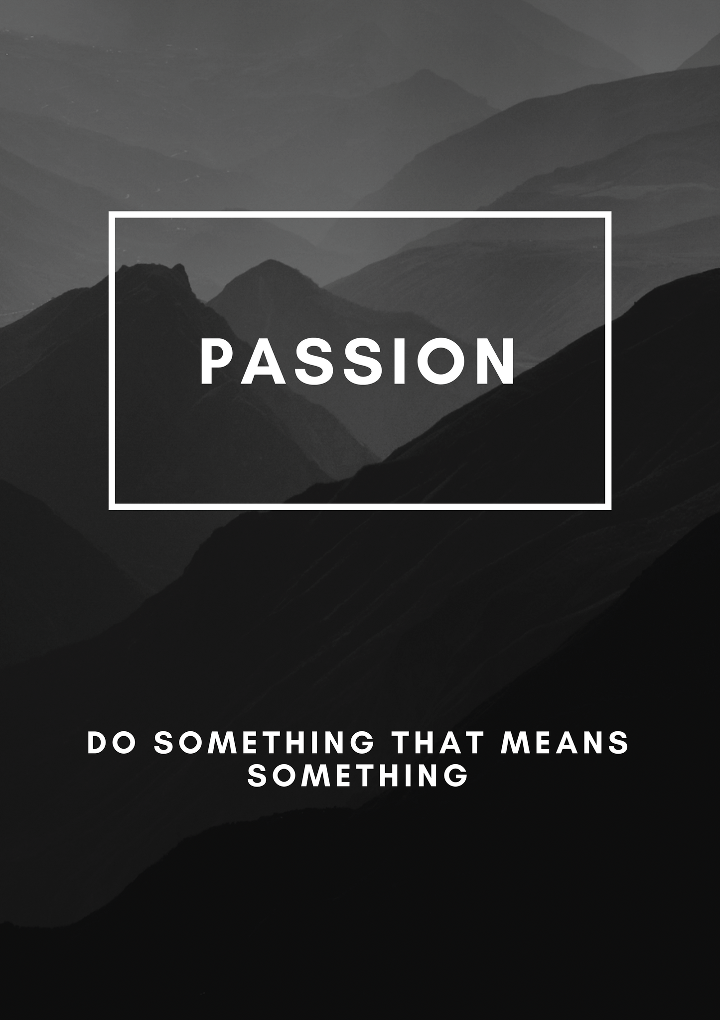 Passion metal poster artwork