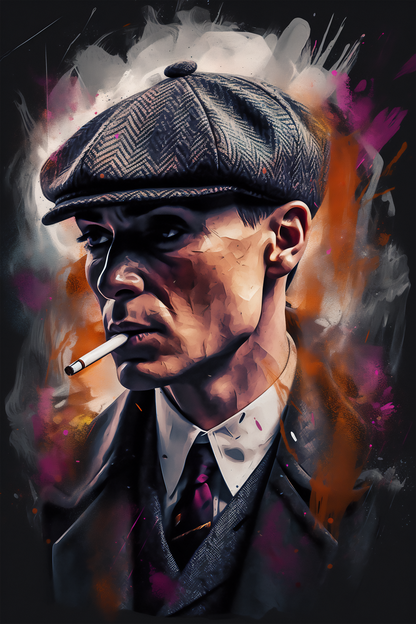 Peaky Blinders metal poster artwork