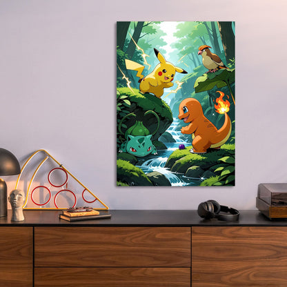 Pikachu Charmander ForestAdventure