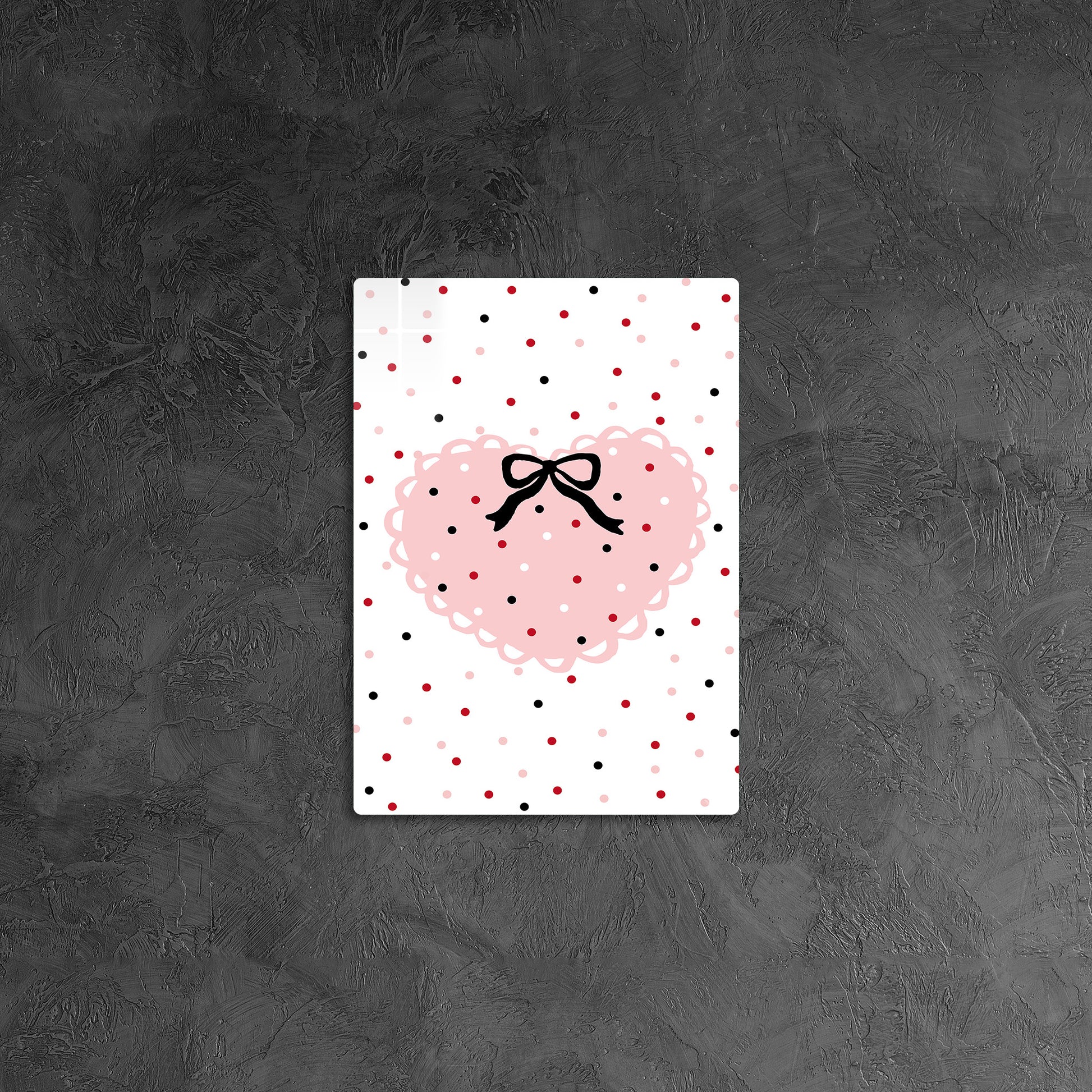 Pink Heart Dots