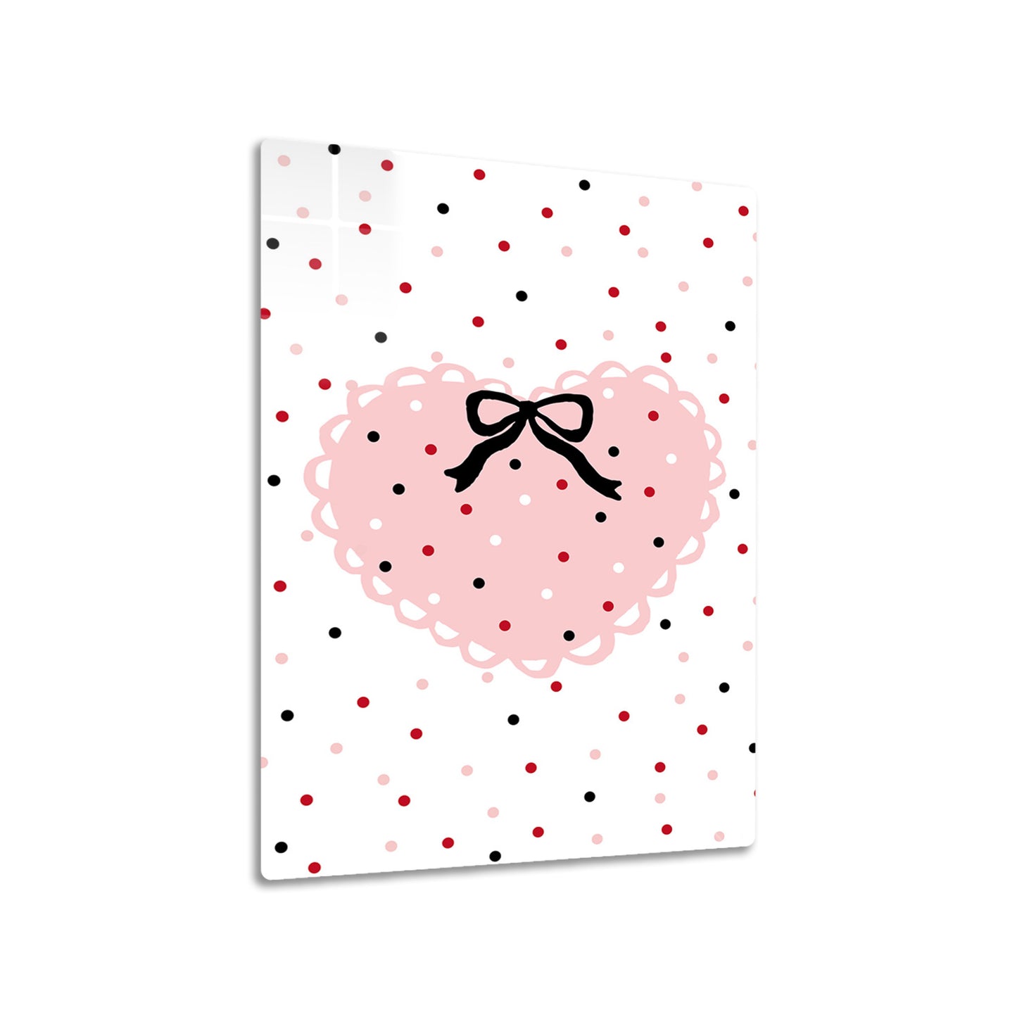 Pink Heart Dots