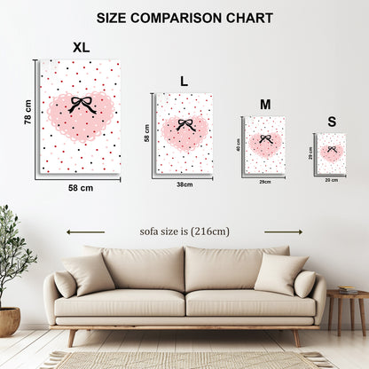 Pink Heart Dots