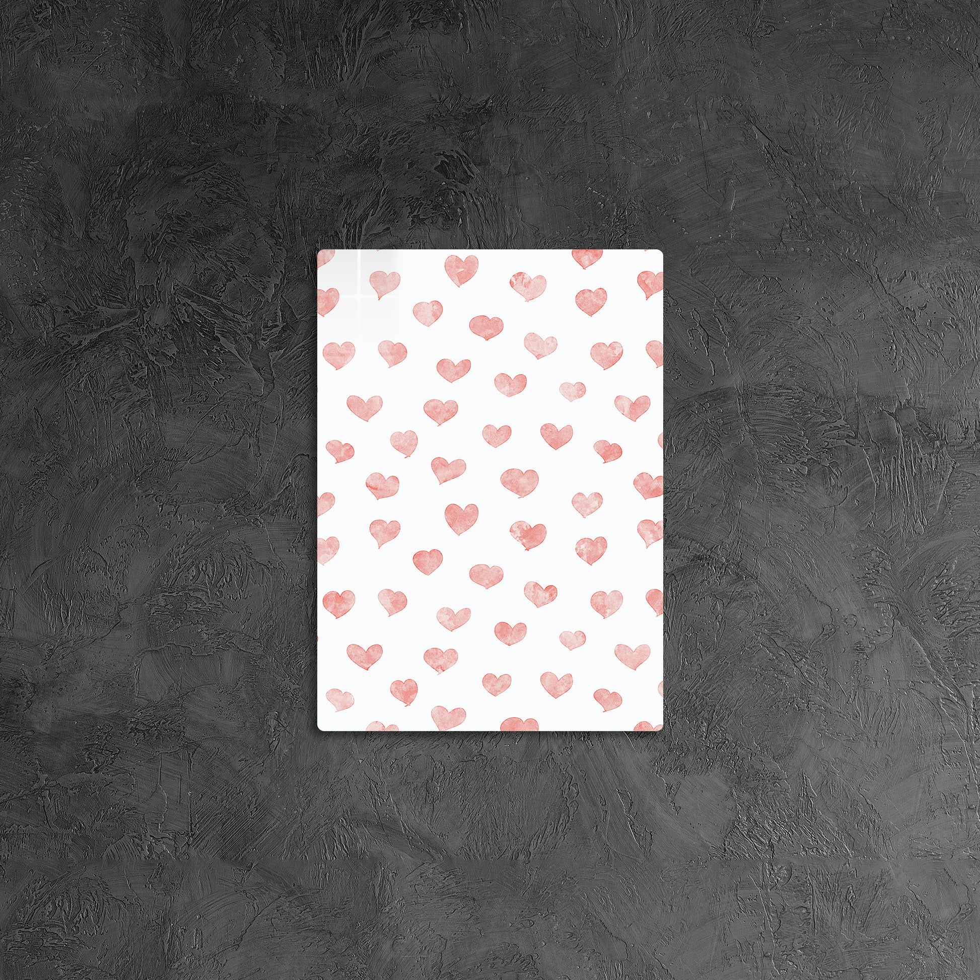 Pink Heart Filled Page