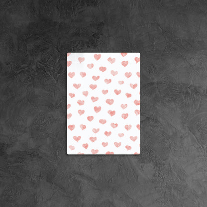 Pink Heart Filled Page
