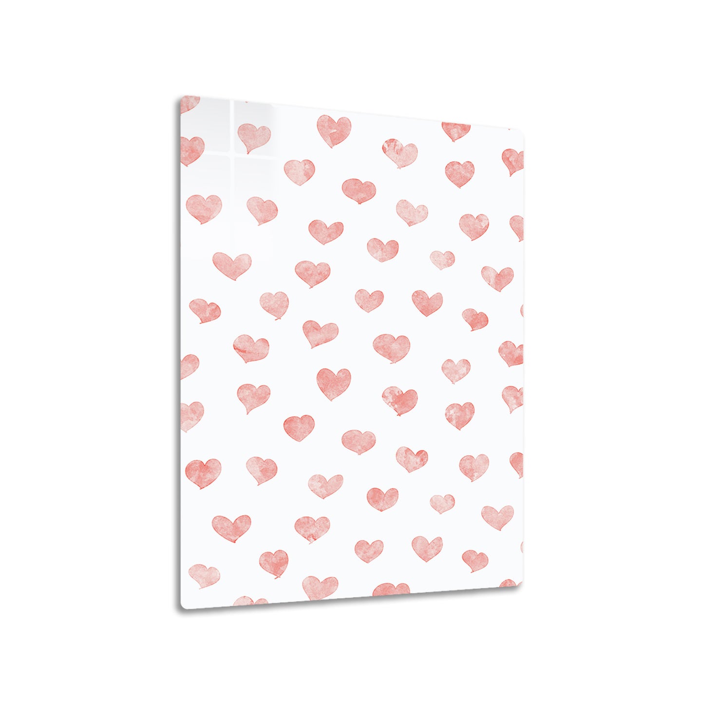 Pink Heart Filled Page