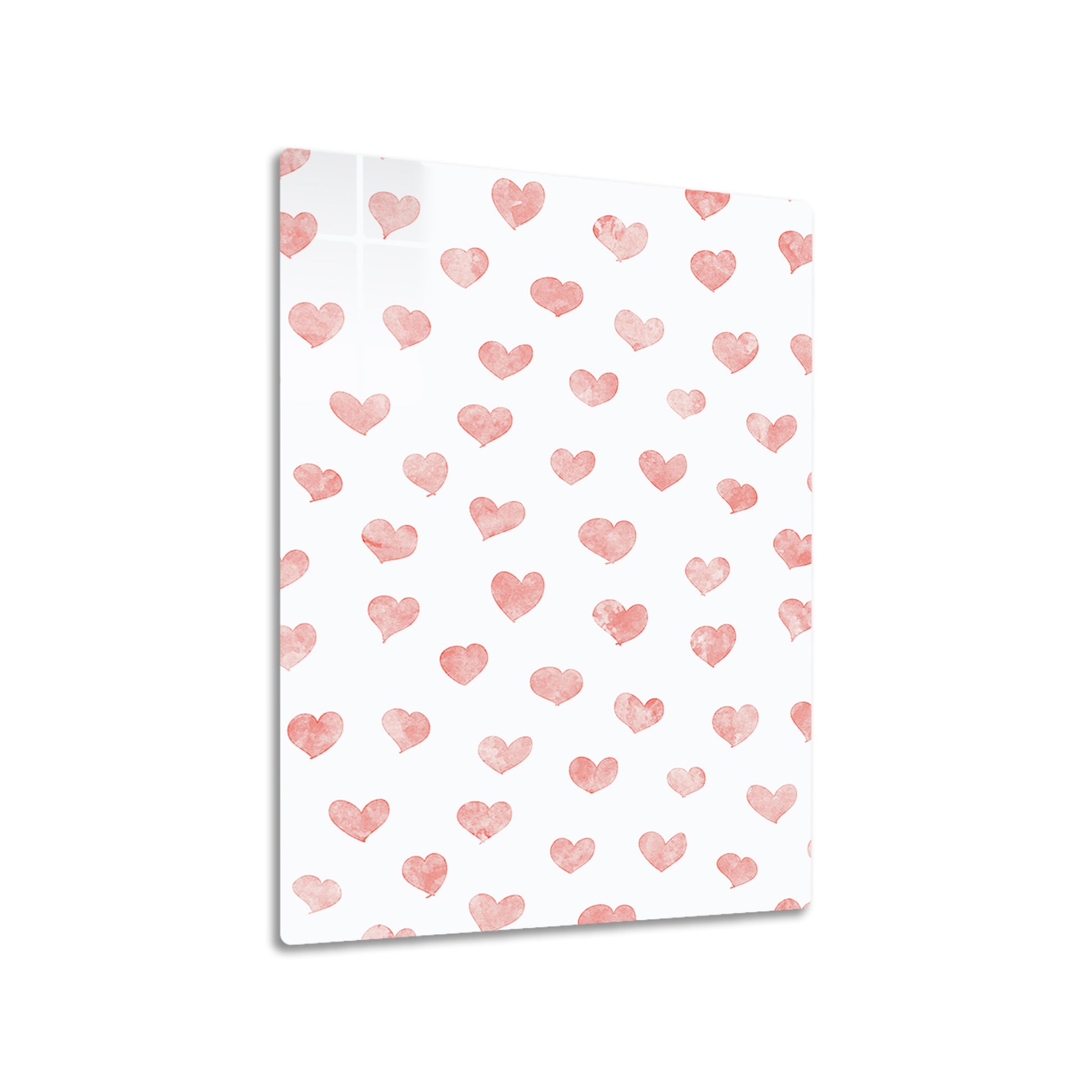Pink Heart Filled Page