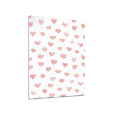Pink Heart Filled Page