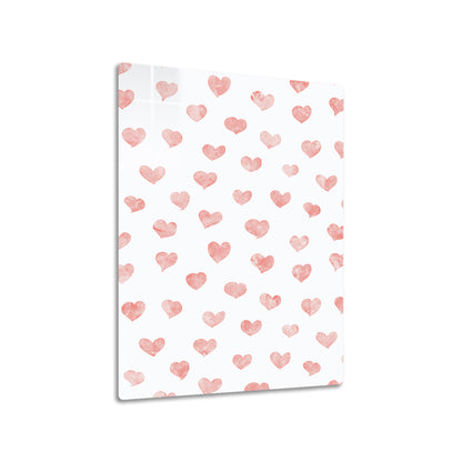 Pink Heart Filled Page