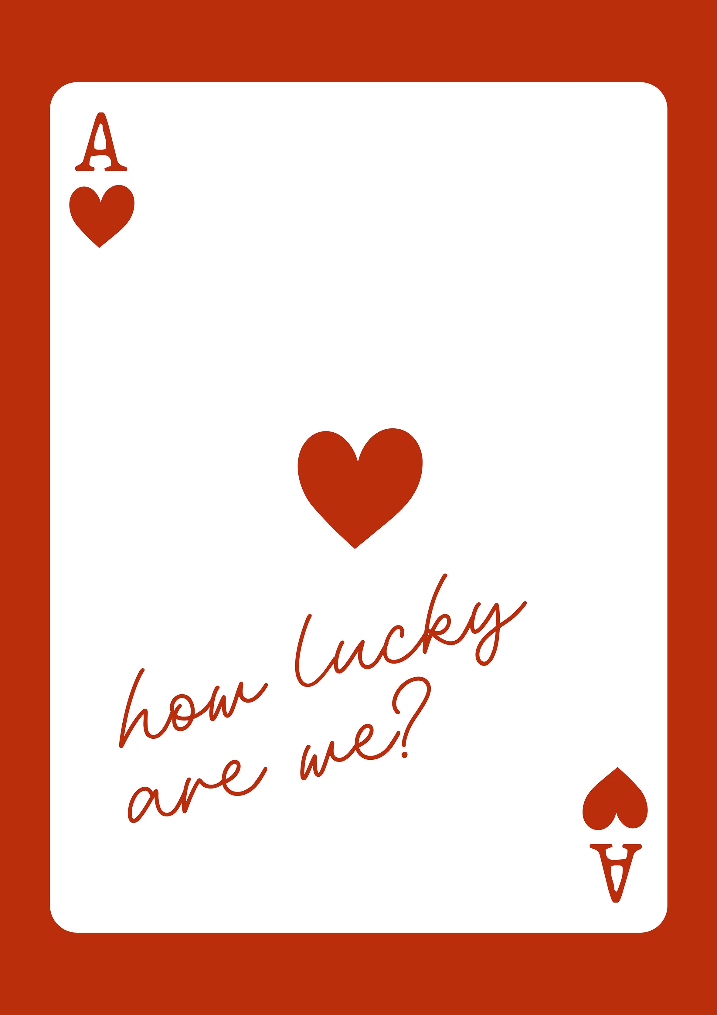 Playing Card metal poster artwork
