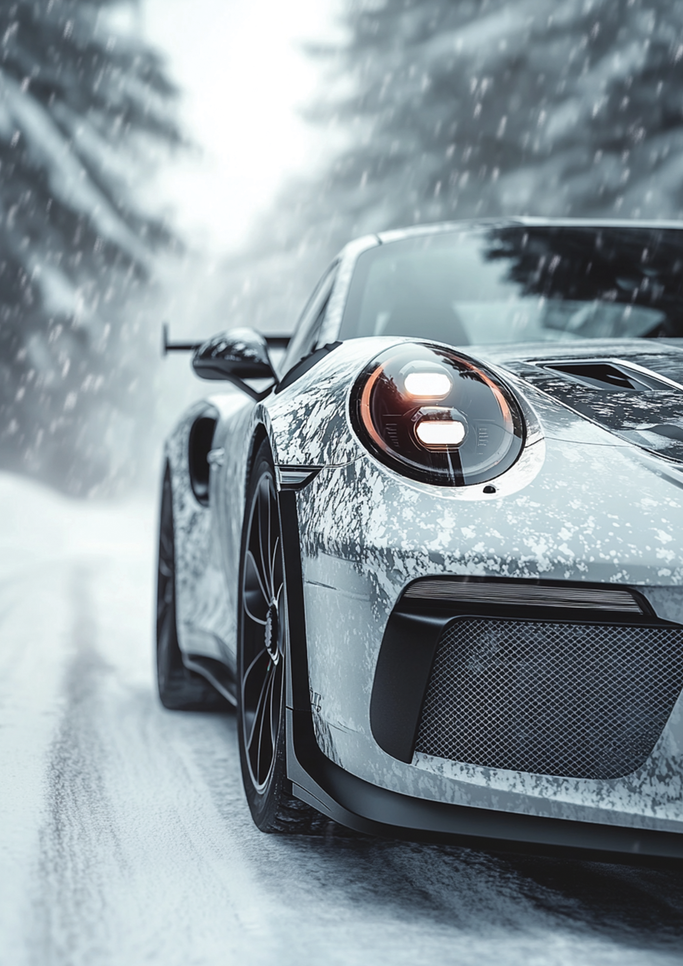 Porsche 911 | Front Side 1 metal poster artwork