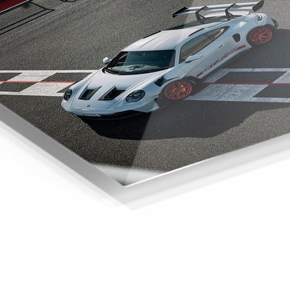 Porsche 911 GT3 RS metal poster