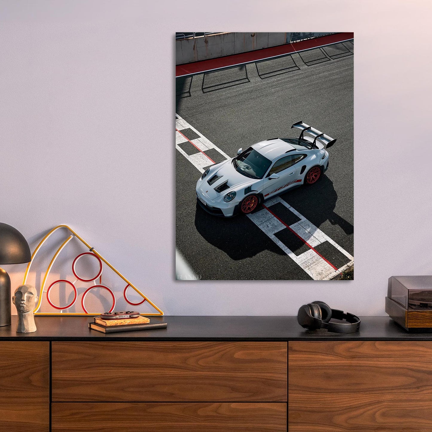 Porsche 911 GT3 RS metal poster
