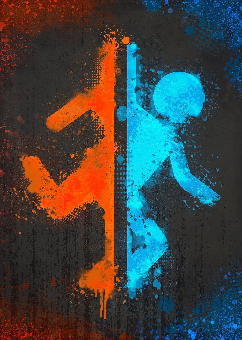 Portal metal poster artwork