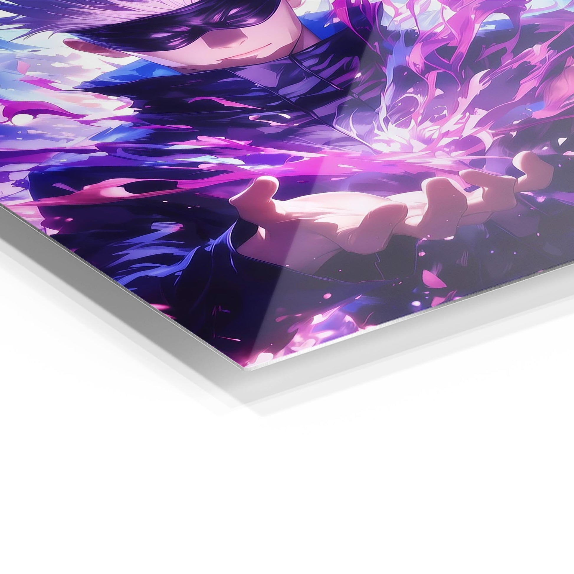 Satoru Gojo metal poster