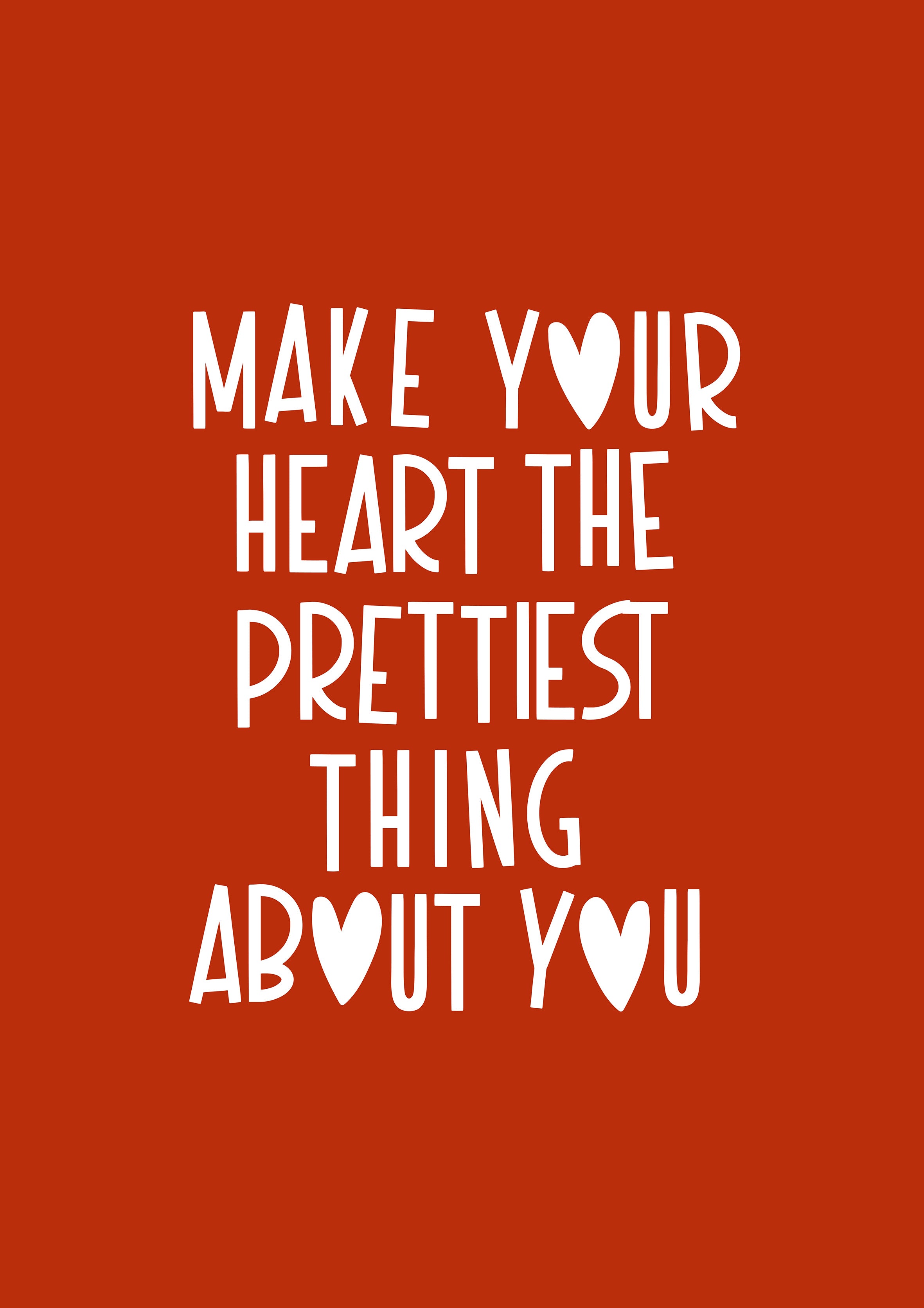 Prettiest Thing About You metal poster artwork