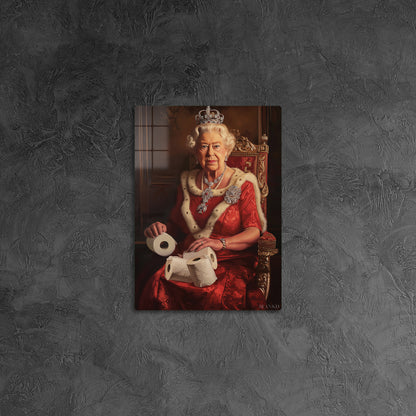 Queen Elizabeth With Toilet Paper