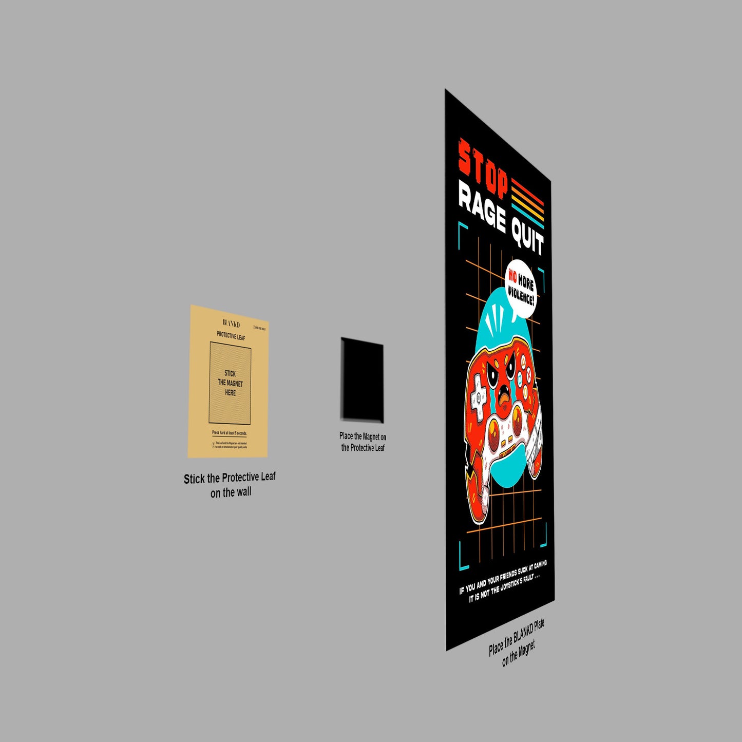 Rage Quit poster close-up detail