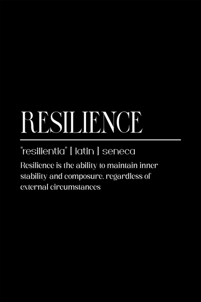 Resilience metal poster artwork