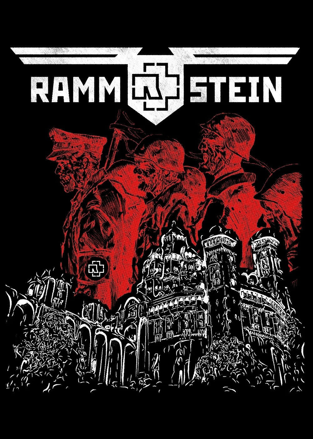 Rammstein metal poster artwork