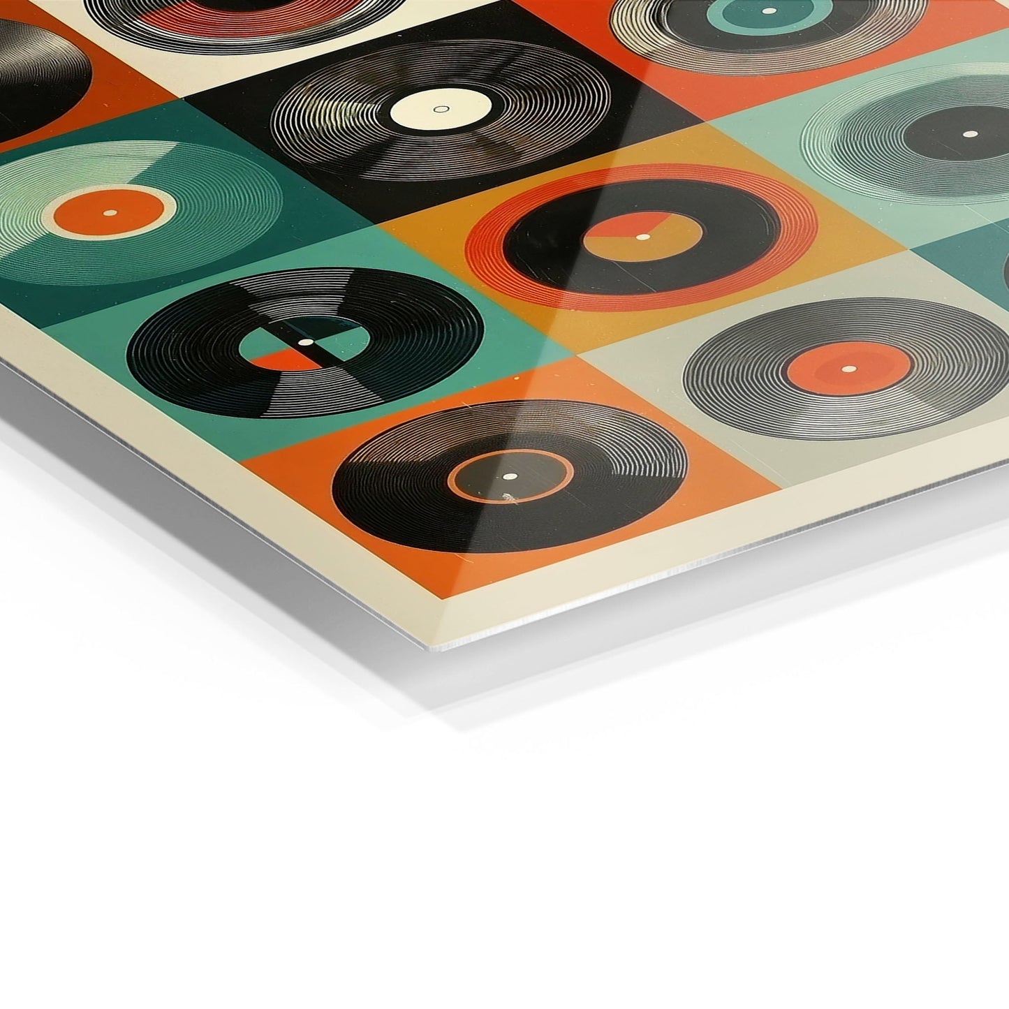 Retro Vinyl Record Art Print
