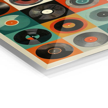 Retro Vinyl Record Art Print