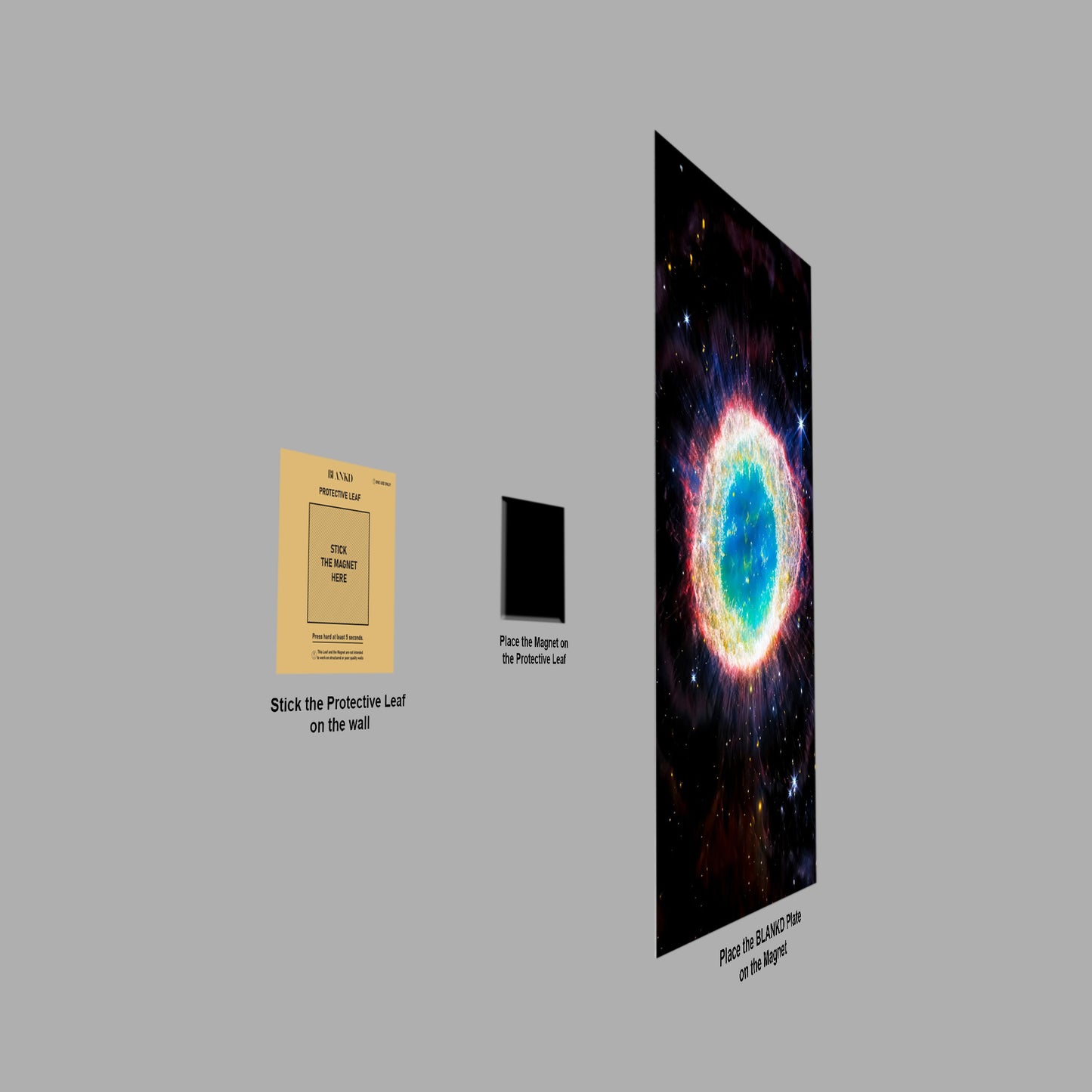 Ring Nebula poster close-up detail