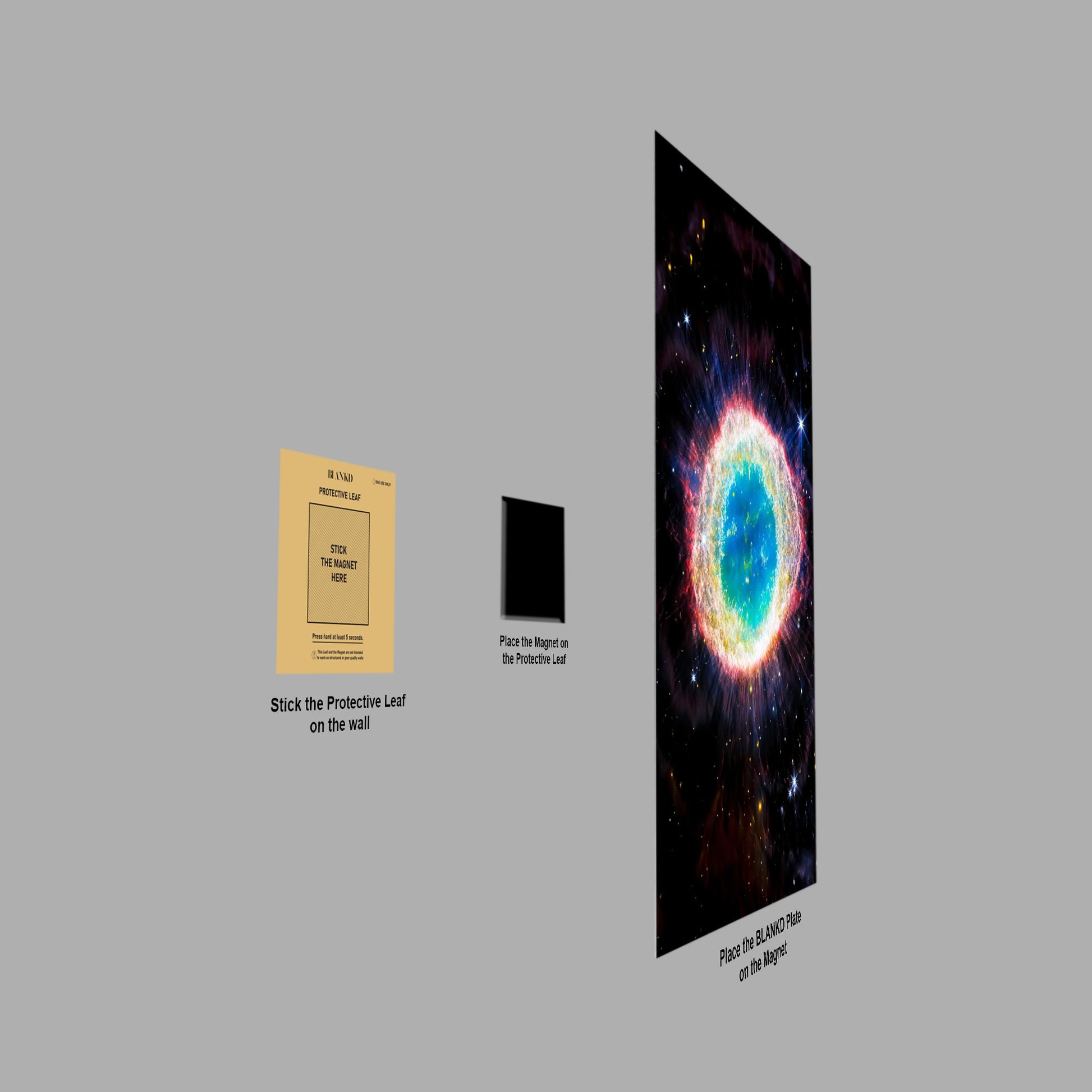 Ring Nebula poster close-up detail