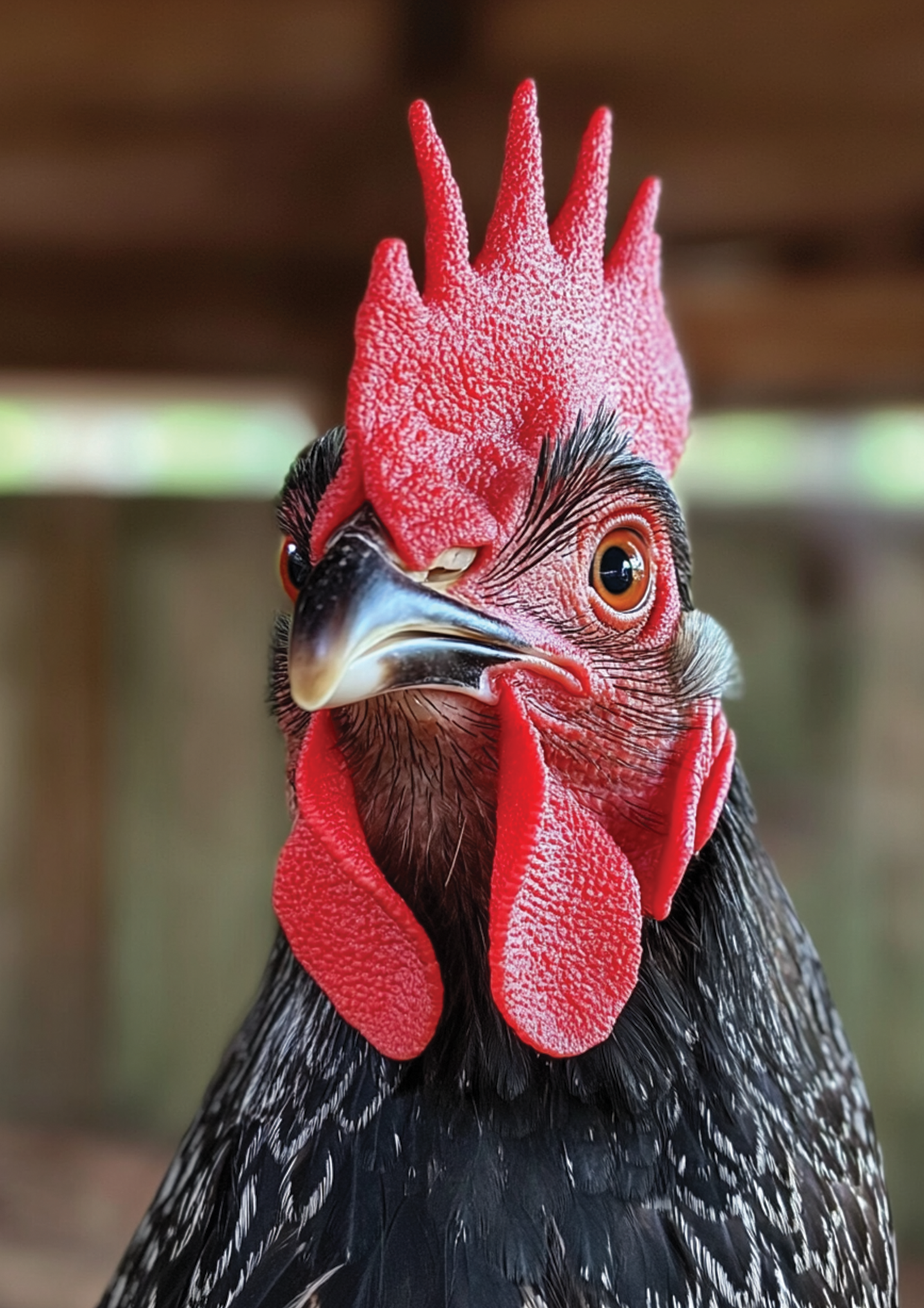 Rooster metal poster artwork
