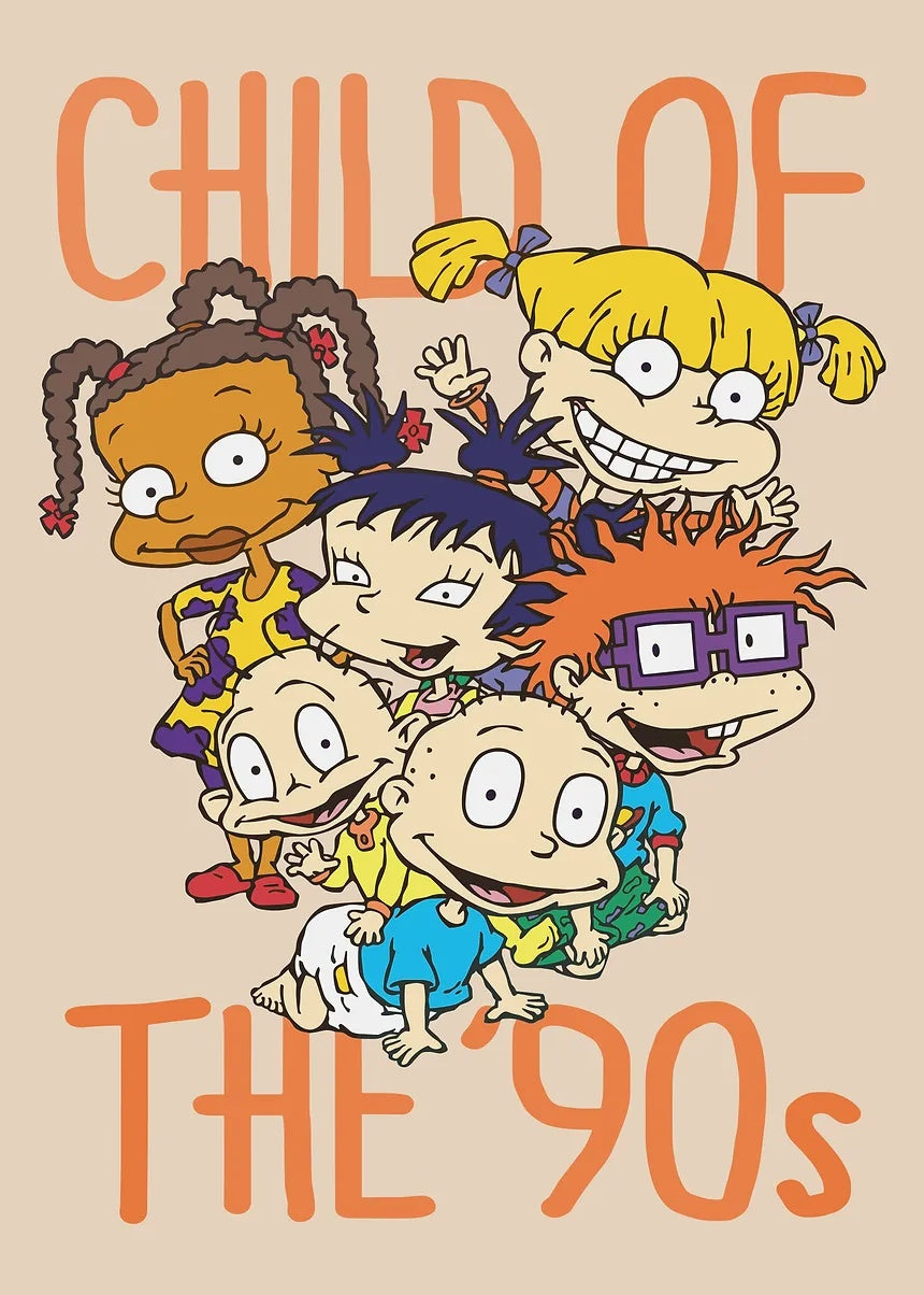 Rugrats Child of the 90s metal poster artwork