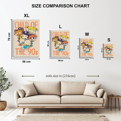 Rugrats metal poster