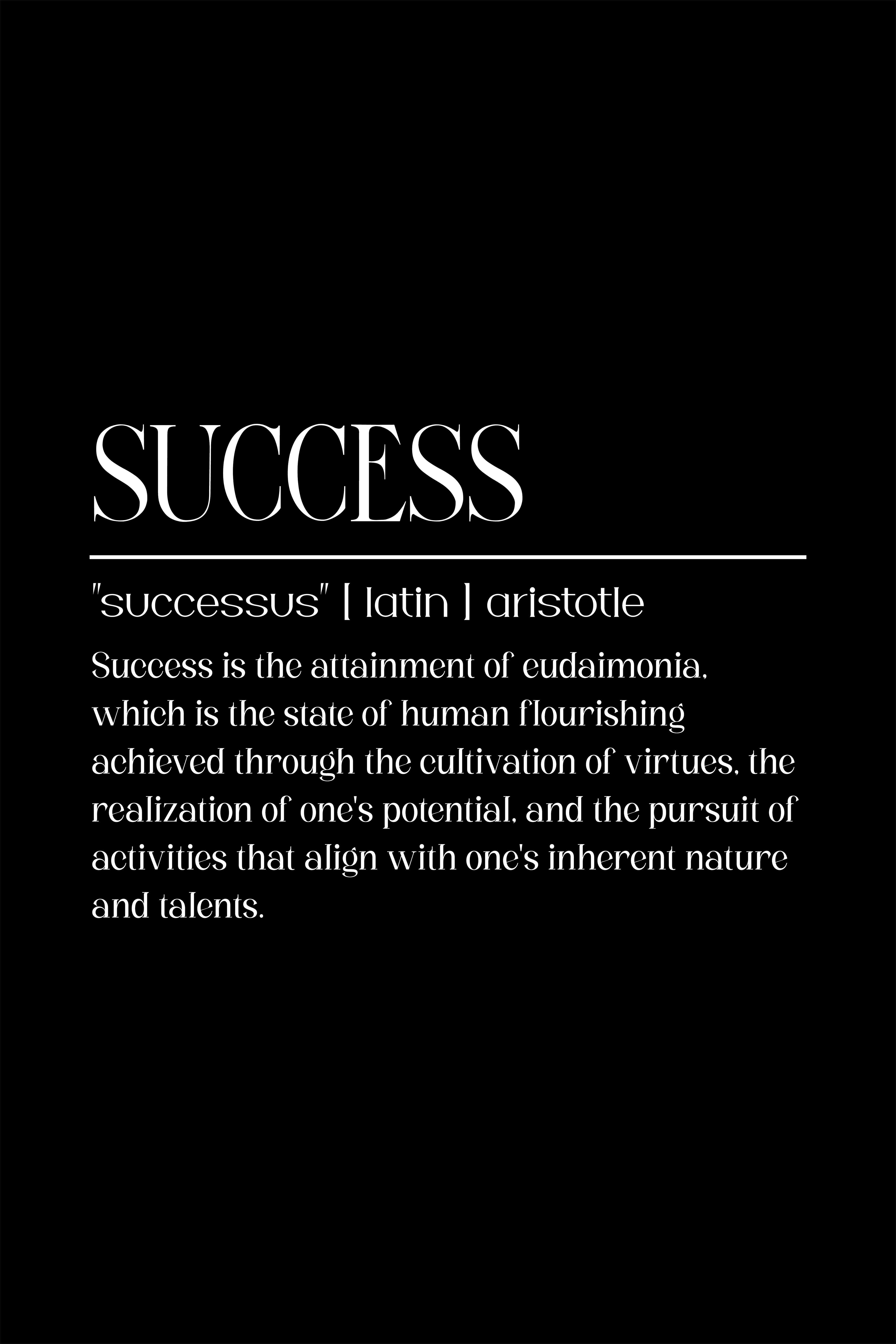 Success 4 metal poster artwork