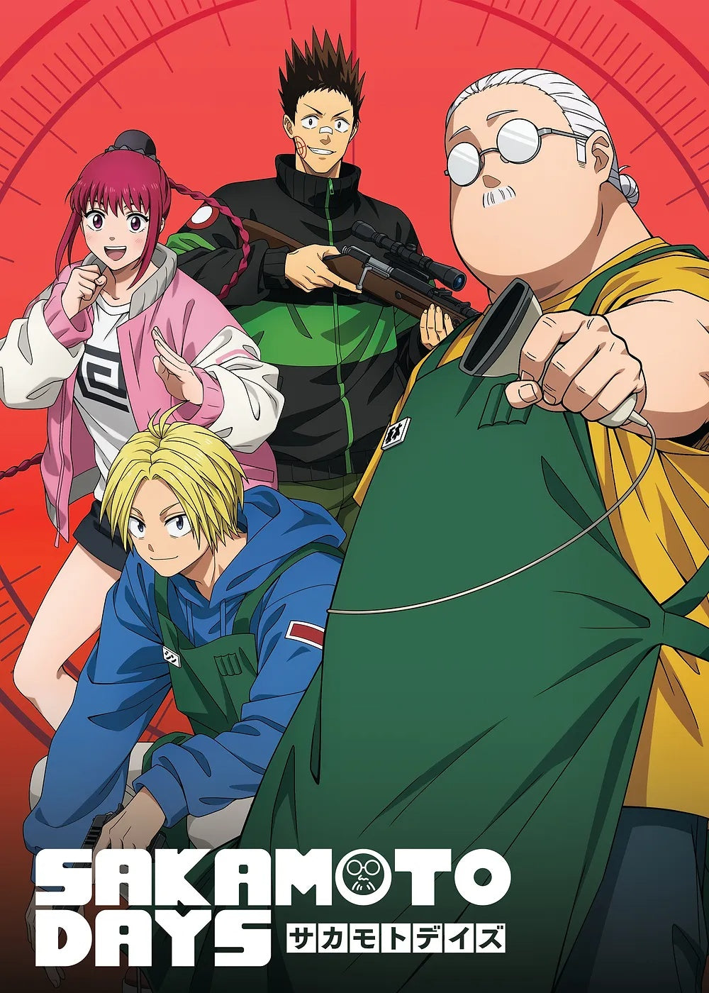 Sakamoto Days metal poster artwork