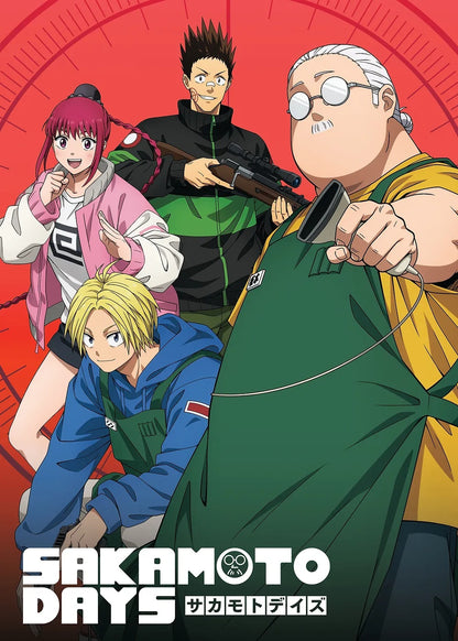 Sakamoto Days metal poster artwork
