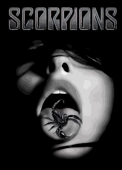 Scorpions metal poster artwork