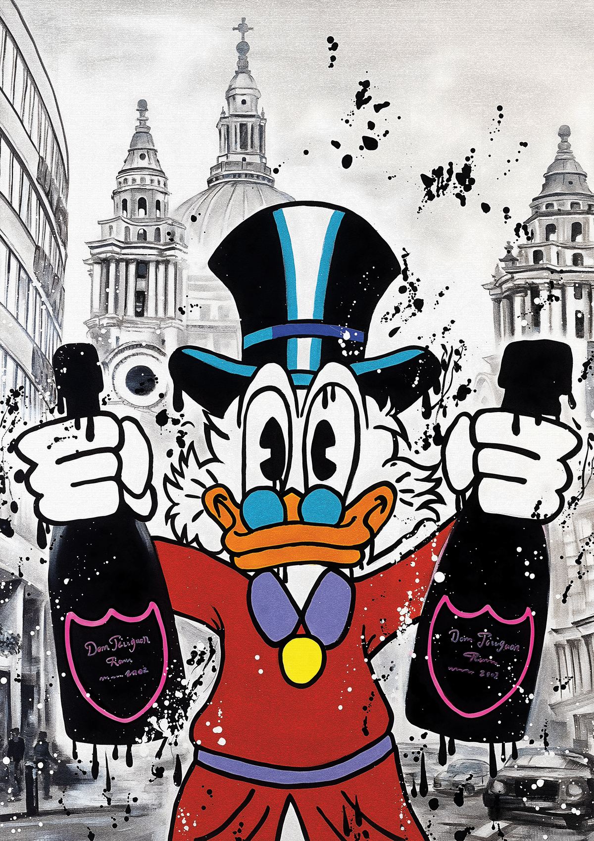 Scrooge McDuck metal poster artwork