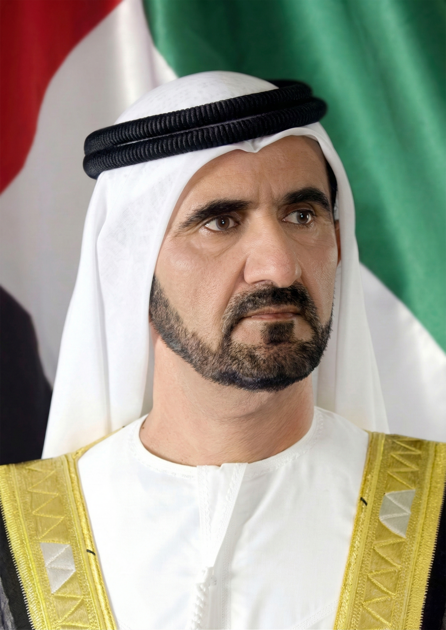 Sheikh Mohammed bin Rashid Al Maktoum metal poster artwork
